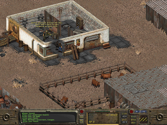 Назовите игру из 90-х (и ранее) которая бы визуально сохранилась лучше чем Fallout