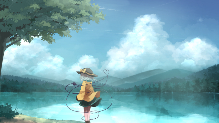   Touhou, Komeiji Koishi, Anime Art, Game Art, , 