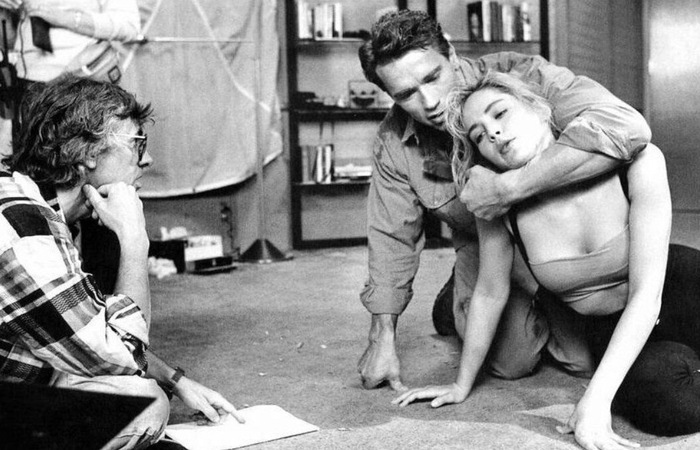 Закулисное фото со съёмок фильма "Вспомнить всё"