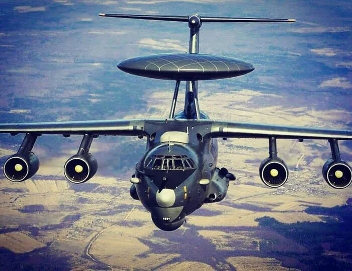 AWACS aircraft A-50/A-50U - A-50U, Drlo, Military equipment, Aviation, Vks, the USSR, Russia, War, Longpost, Politics