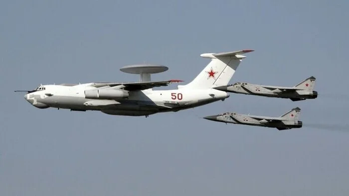 AWACS aircraft A-50/A-50U - A-50U, Drlo, Military equipment, Aviation, Vks, the USSR, Russia, War, Longpost, Politics