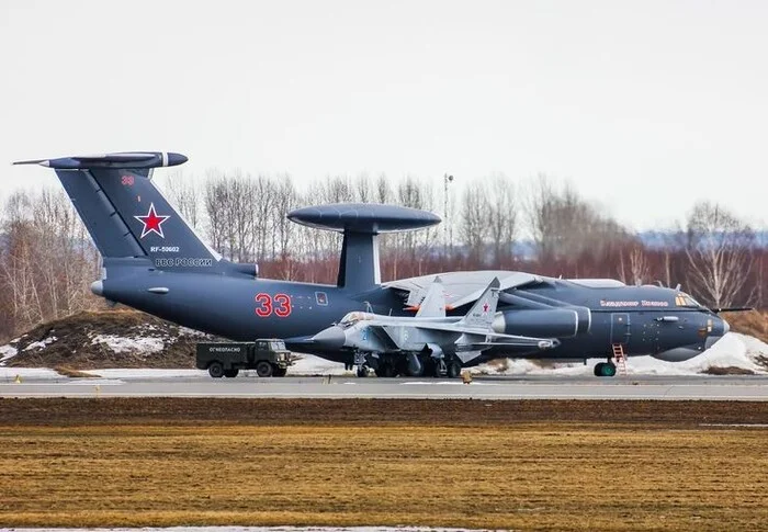AWACS aircraft A-50/A-50U - A-50U, Drlo, Military equipment, Aviation, Vks, the USSR, Russia, War, Longpost, Politics