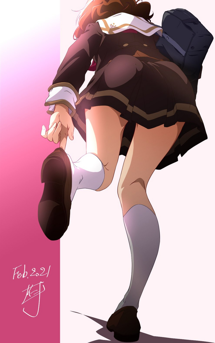       , Anime Art, Hibike! Euphonium, Kousaka Reina, Kumiko Oumae,  , 