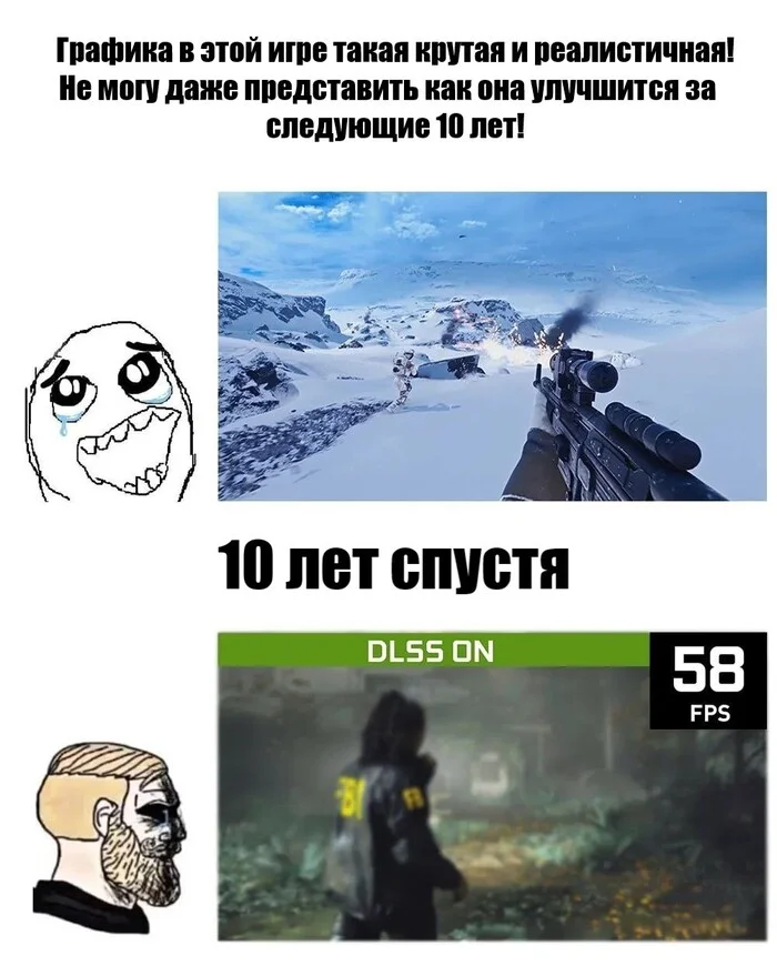 10 years have passed - Games, Graphics, Star Wars: Battlefront, Alan Wake 2, Picture with text