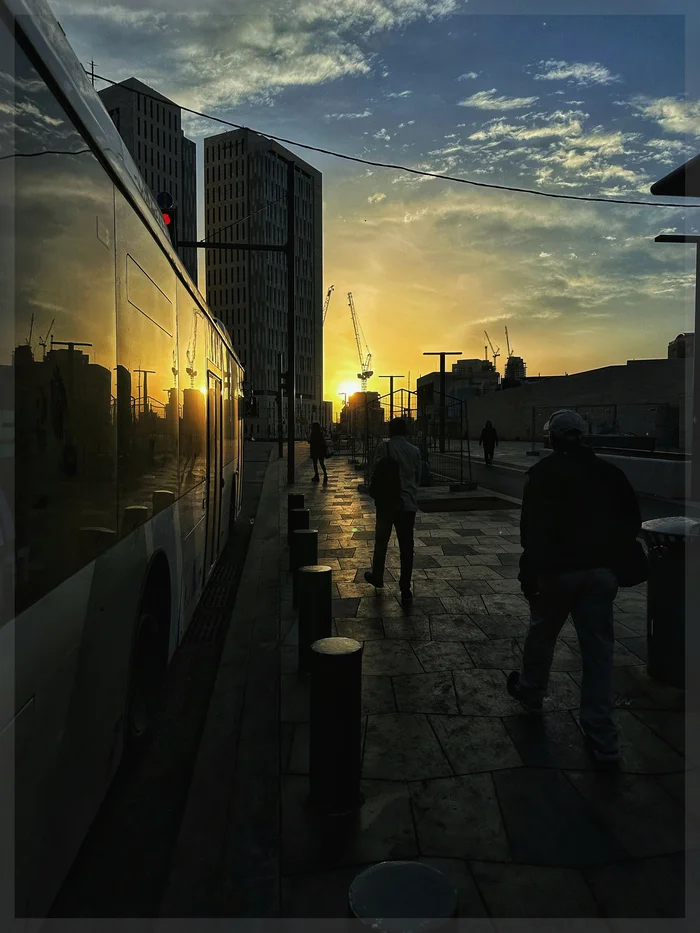 Morning - My, Morning, Sky, The sun, House, dawn, The photo