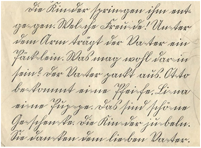 Страница из немецкого букваря 1930-х