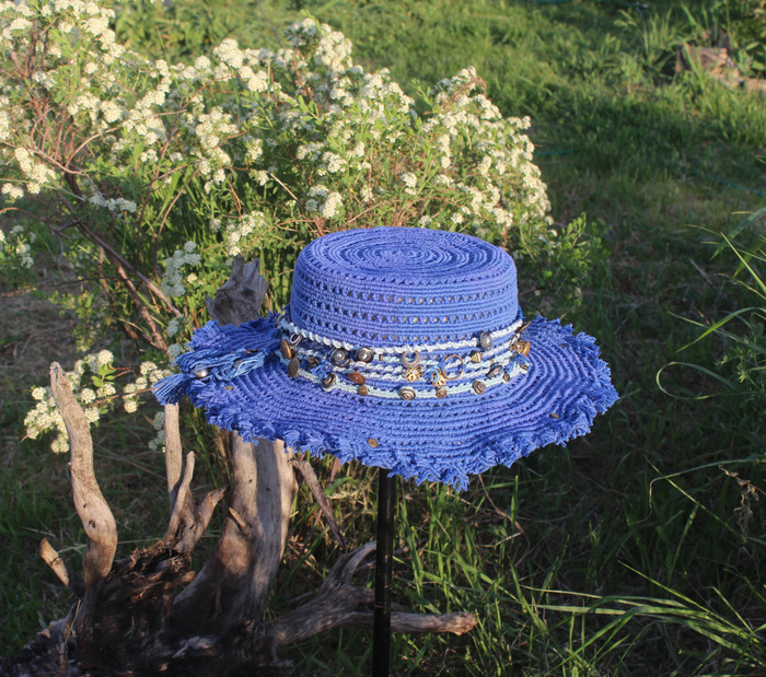 Летняя шляпка "Джинс"