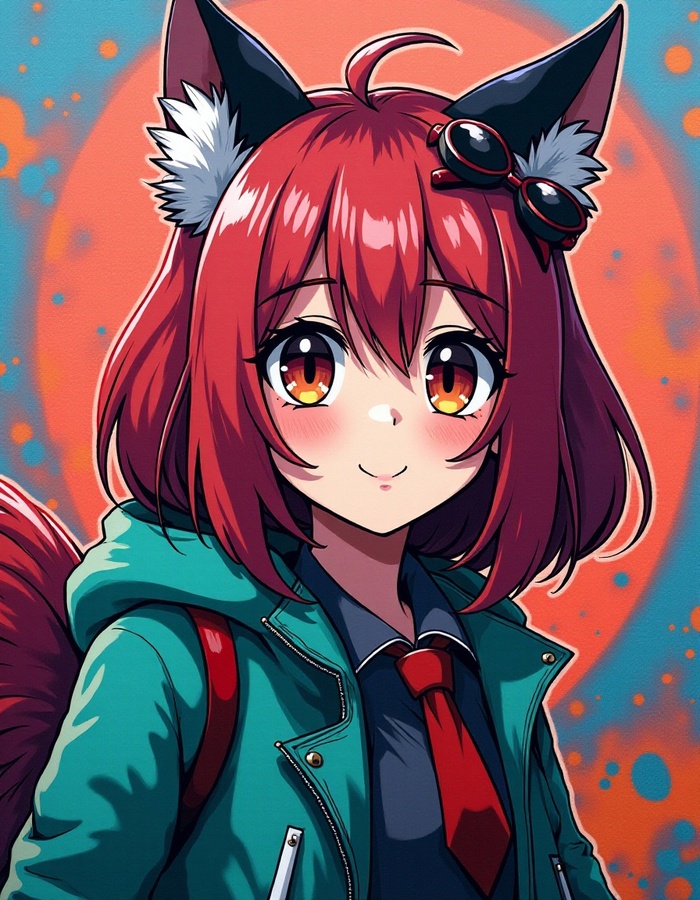        ) , Stable Diffusion, , Anime Art, , Animal Ears