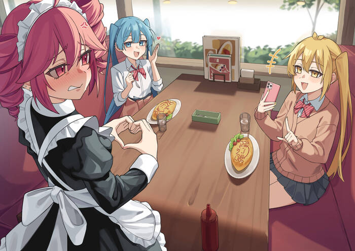     , Anime Art, Vocaloid, Utau, Hatsune Miku, Akita Neru, Kasane Teto,  