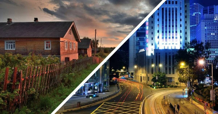 Сравнение жизни в маленьком городе и столице