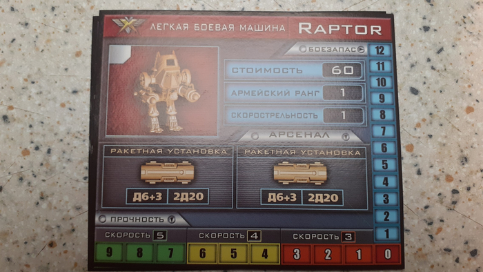 Армлист - Боевая машина "Рэптор"