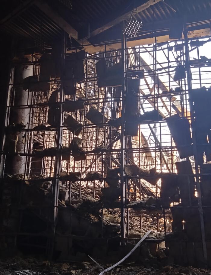 отм. 12.500 стена концертного зала.