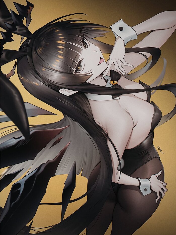 Virtuosa Anime Art, , Arknights, Virtuosa (Arknights), Bunnysuit, Bunny Ears