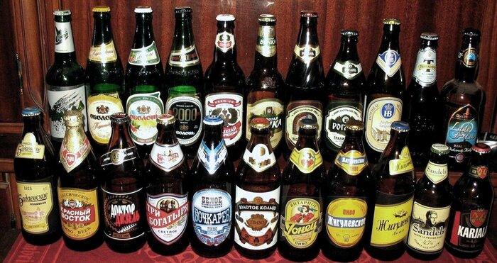 Разнообразие постсоветского пиваса.