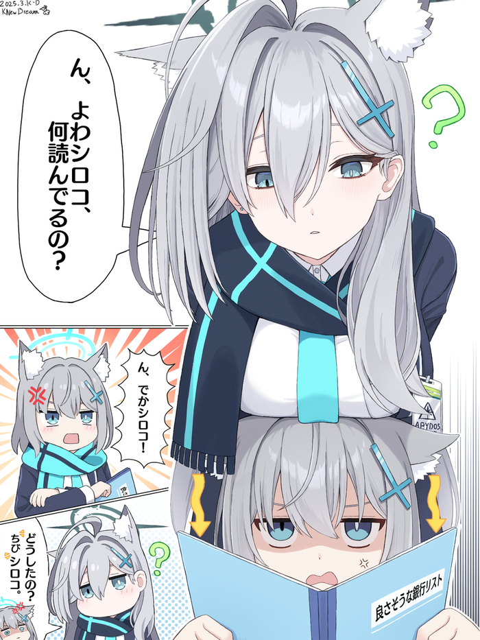  Anime Art, , Blue Archive, Sunaookami Shiroko, Shiroko Terror