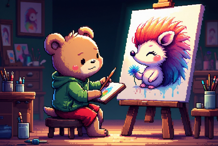 Нейросеть. Пиксель. Милота