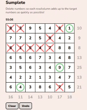 Вчерашний ежедневный самплит 7х7 не осилил. Я один такой?