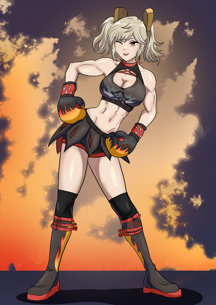   Burnice White () , Zenless Zone Zero, Burnice White (zzz), Anime Art, 