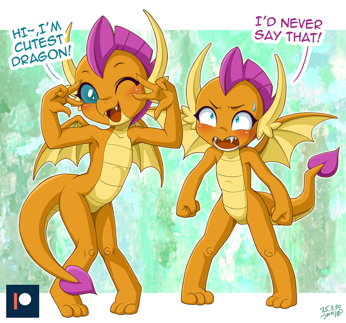   My Little Pony, Ocellus, Smolder, Uotapo