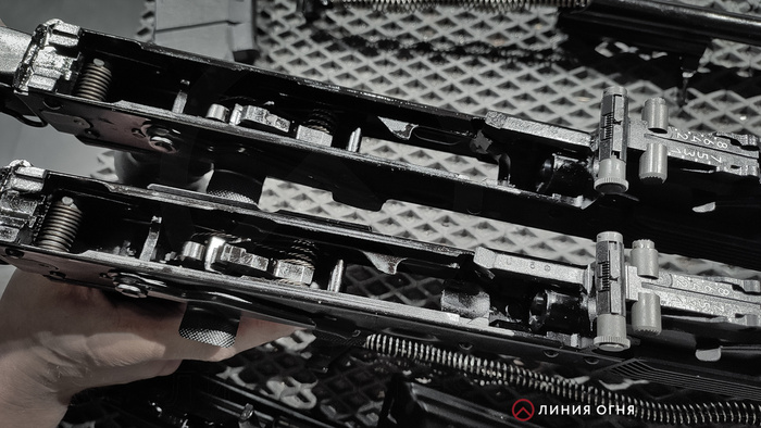 Сверху TG2S. Снизу однозарядная TG2S исп 01.