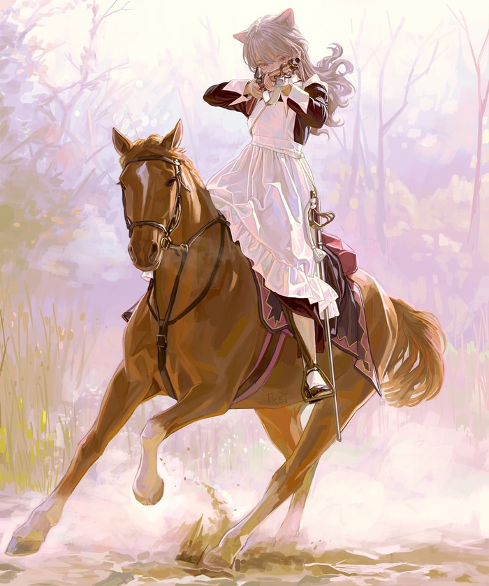     FKEY, , , Anime Art, Animal Ears, ,   , Original Character