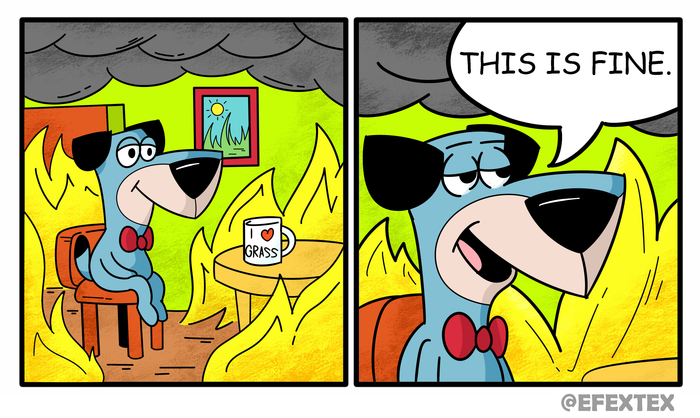 Huckleberry Hound - this is fine , Hanna-barbera, This is Fine, 