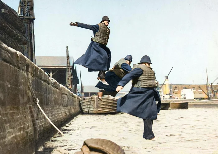 Любопытные фотографии из прошлого Великобритании. 20 раскрашенных фотографий ХХ века. Часть XVII 20 век, Историческое фото, Старое фото, Великобритания, Англия, Лондон, Фотография, Колоризация, Длиннопост