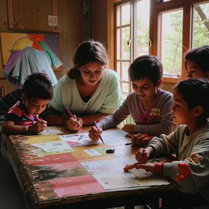 Арт-терапия как метод коррекции эмоциональных нарушений у детей-сирот