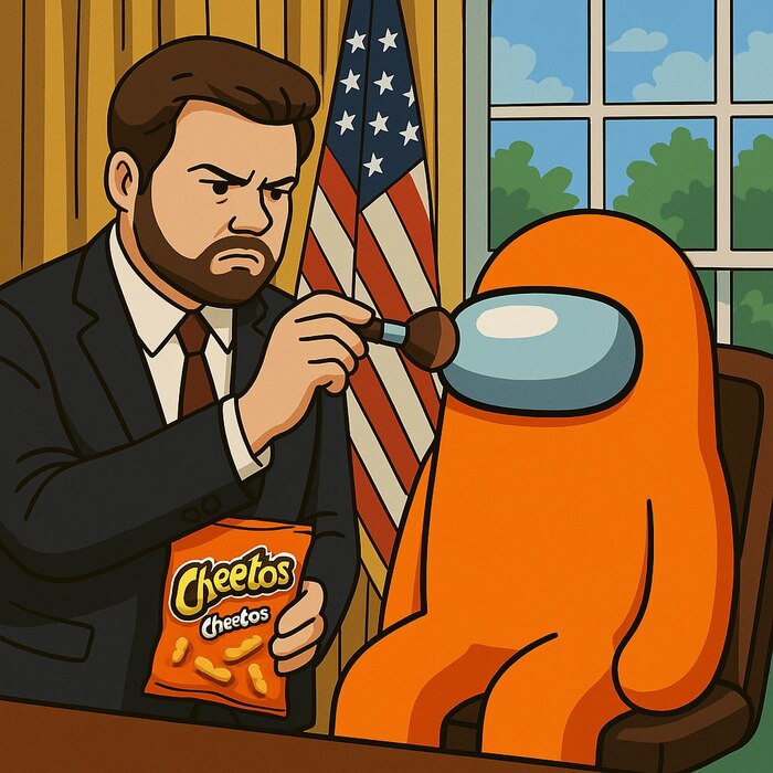 Cheeto glow  ,  , ChatGPT, , ,  , , Cheetos, Midjourney