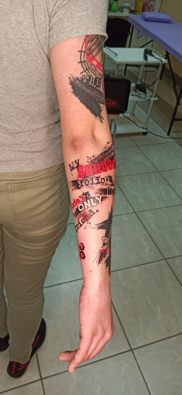 История татуировок Длиннопост, Тату, Девушка с тату, Трэш полька, Холст