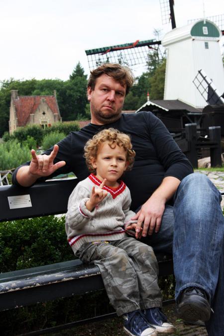 Федор Дунаевский с младшим сыном