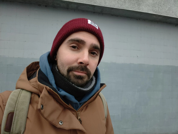 Обычный снимок на фронтальную камеру