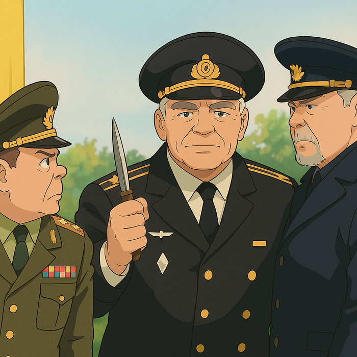 Надо его кортиком запороть.