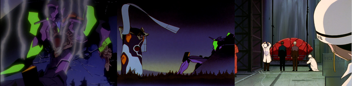 Ядро Евы-01. Ядро Ангела (бордовая сфера). Осколок ядра, который извлекли из Ангела.