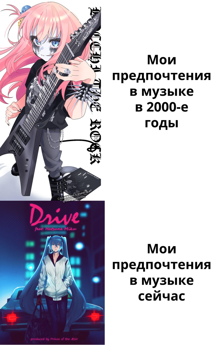      ( )   ,  , ,  ,  , Bocchi the Rock!, Hatsune Miku, Gotou Hitori, Metal, Synthwave,   