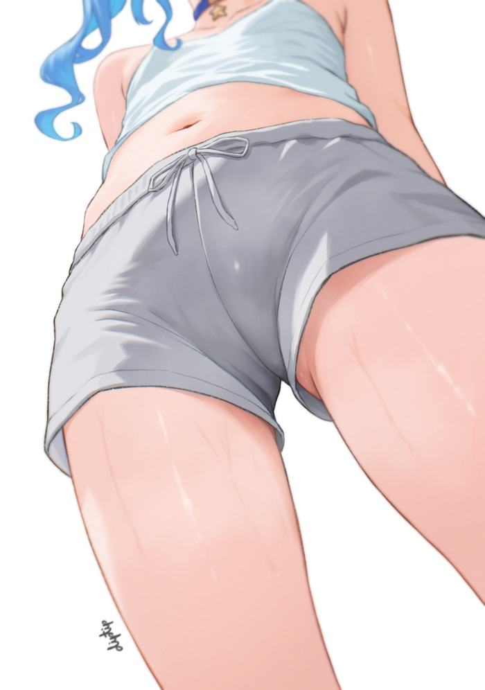 Hoshimachi Suisei , Anime Art, Hololive, Hoshimachi Suisei, , , , , 