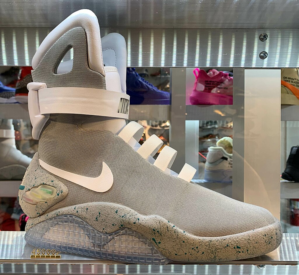 Those same sneakers from Back to the Future - AliExpress, Products, Chinese goods, Sneakers, Replica, Copy, Nike, Back to the future (film), Shoes, Cloth, Futurism, Marty McFly, Video, Short videos, Longpost