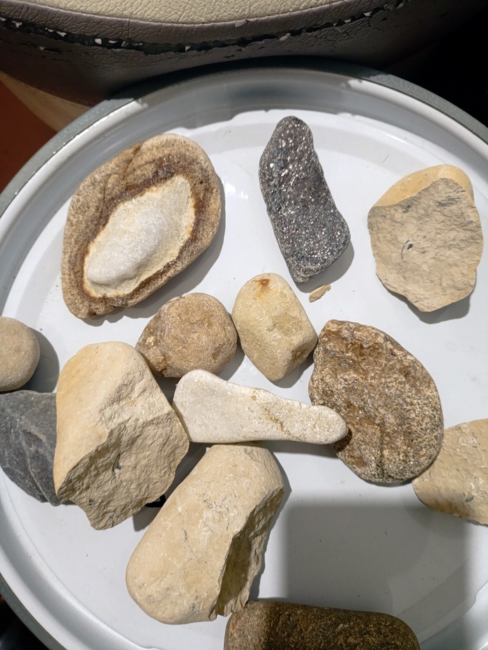 Как думаете камень с белым вкраплениями что это?