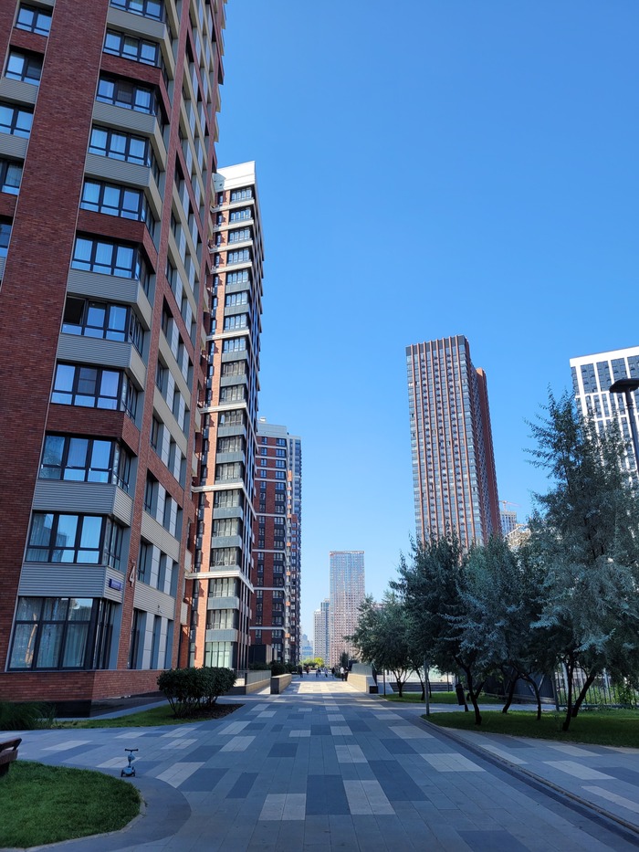 Москва, жк Сердце Столицы, внутренний двор, красивая фотка получилась