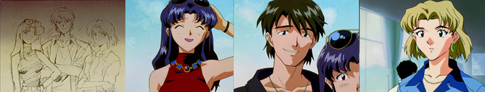 Neon Genesis Evangelion -  V - "" [01-02] , Evangelion, , Nerv, Shinji Ikari, Asuka Langley, Rei Ayanami, Misato Katsuragi, Ritsuko Akagi, Ryoji Kaji, , 