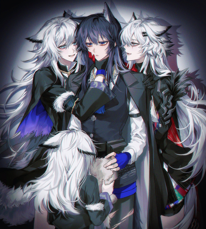   Anime Art, , Lappland the Decadenza, Texas The Omertosa, Animal Ears