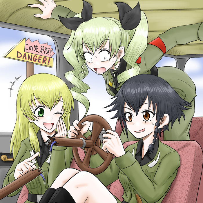  , Anime Art, Girls und Panzer, Anchovy