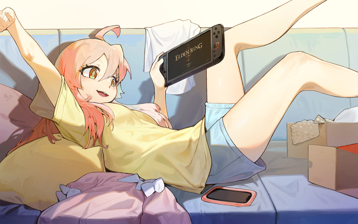 Game time , Anime Art, Onii-chan wa Oshimai!, Oyama Mahiro