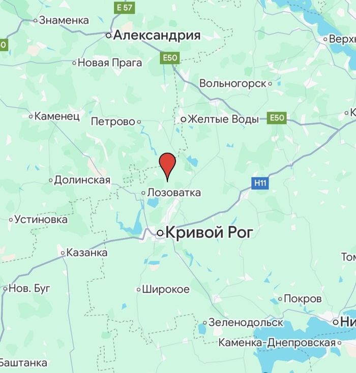 Точное место Криворожской сверхглубокой