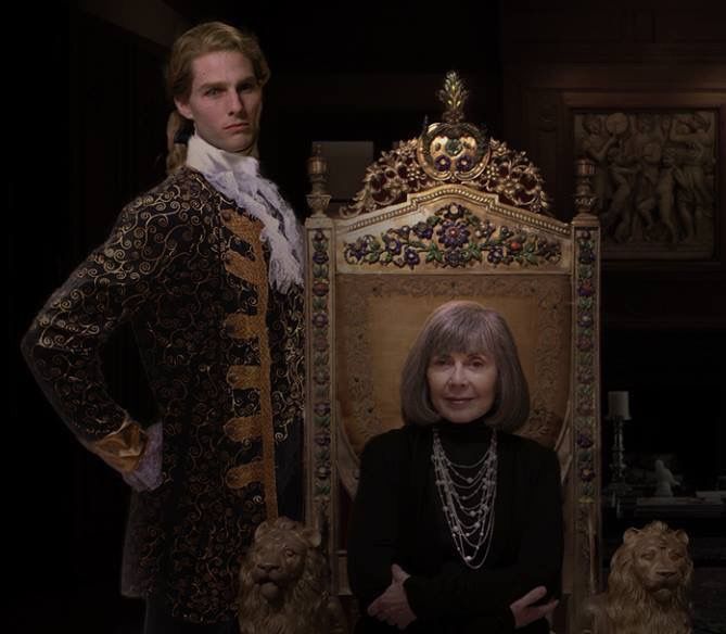 Лестат и Энн Райс. Промо-фото к рекламной кампании для более позднего переиздания книги "Интервью с вампиром".