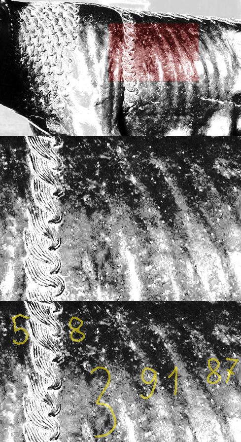 Надписи 58-87 гг. Яра (914-943) и 391 г. Яра (1247) на Капитолийской волчице.