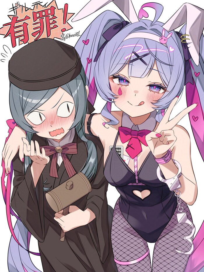 Hatsune Miku #258 , Anime Art, Hatsune Miku, Rabbit hole (vocaloid), , -,  , , Bunnysuit, , 