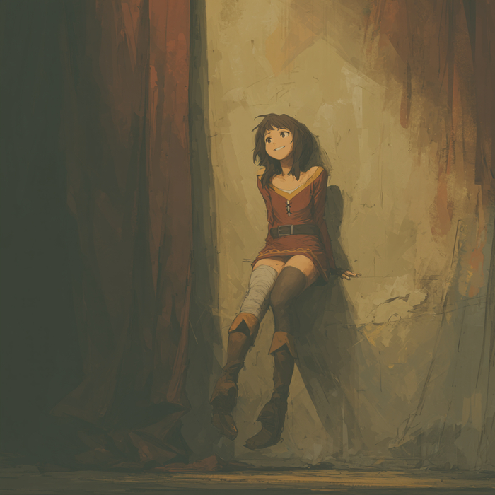     Megumin, Konosuba, ,  , Midjourney, Anime Art,  