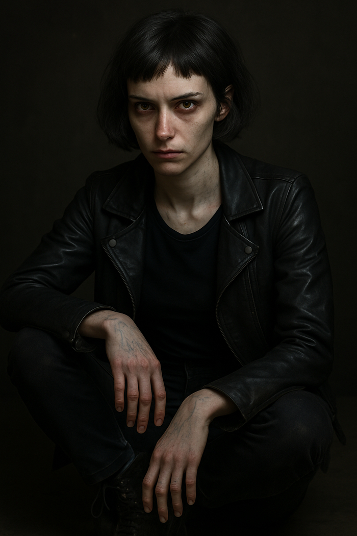 Человеческое воплощение демонессы Си-мы, изображение создано ChatGPT