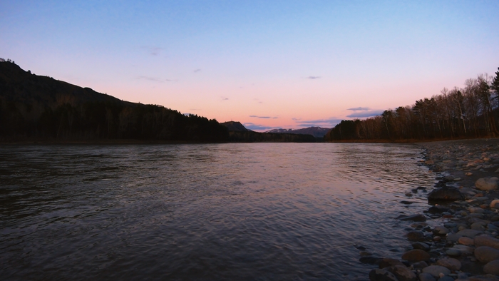 Спокойный вечер на Катуни